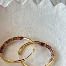 Load image into Gallery viewer, Calendar Collection - Birthstone Gold Filled Hoops