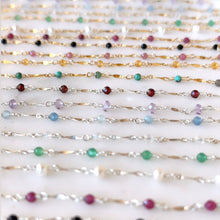 Load image into Gallery viewer, Calendar Collection - Birthstone Sterling Silver Bracelet