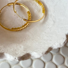Load image into Gallery viewer, Calendar Collection - Birthstone Gold Filled Hoops