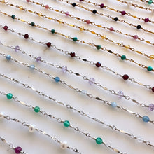 Load image into Gallery viewer, Calendar Collection - Birthstone Sterling Silver Bracelet