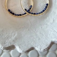 Load image into Gallery viewer, Calendar Collection - Birthstone Gold Filled Hoops