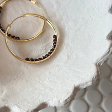 Load image into Gallery viewer, Calendar Collection - Birthstone Gold Filled Hoops