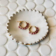 Load image into Gallery viewer, Calendar Collection - Birthstone Gold Filled Huggies
