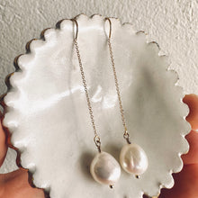 Load image into Gallery viewer, I Love U-Shaped Threader Chain Earrings