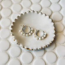 Load image into Gallery viewer, Calendar Collection - Birthstone Sterling Silver Huggies