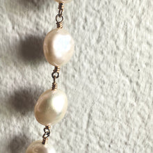 Load image into Gallery viewer, Very Lucky Penny Pearl Necklace