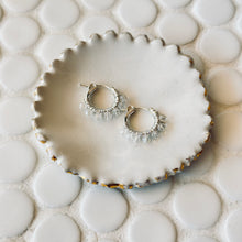 Load image into Gallery viewer, Calendar Collection - Birthstone Sterling Silver Huggies