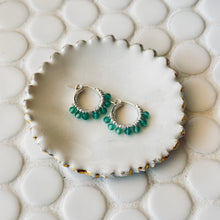 Load image into Gallery viewer, Calendar Collection - Birthstone Sterling Silver Huggies