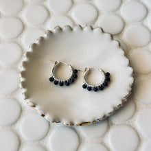 Load image into Gallery viewer, Calendar Collection - Birthstone Sterling Silver Huggies