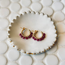 Load image into Gallery viewer, Calendar Collection - Birthstone Gold Filled Huggies