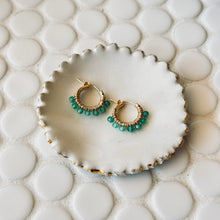 Load image into Gallery viewer, Calendar Collection - Birthstone Gold Filled Huggies