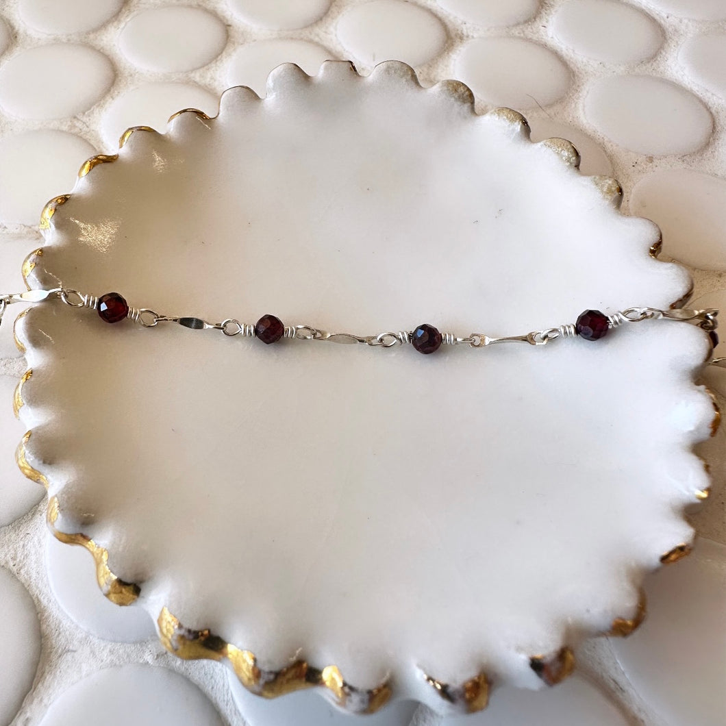 Calendar Collection - Birthstone Sterling Silver Bracelet