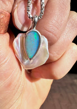 Load image into Gallery viewer, "Aqua Abyss" oPearl Pendant
