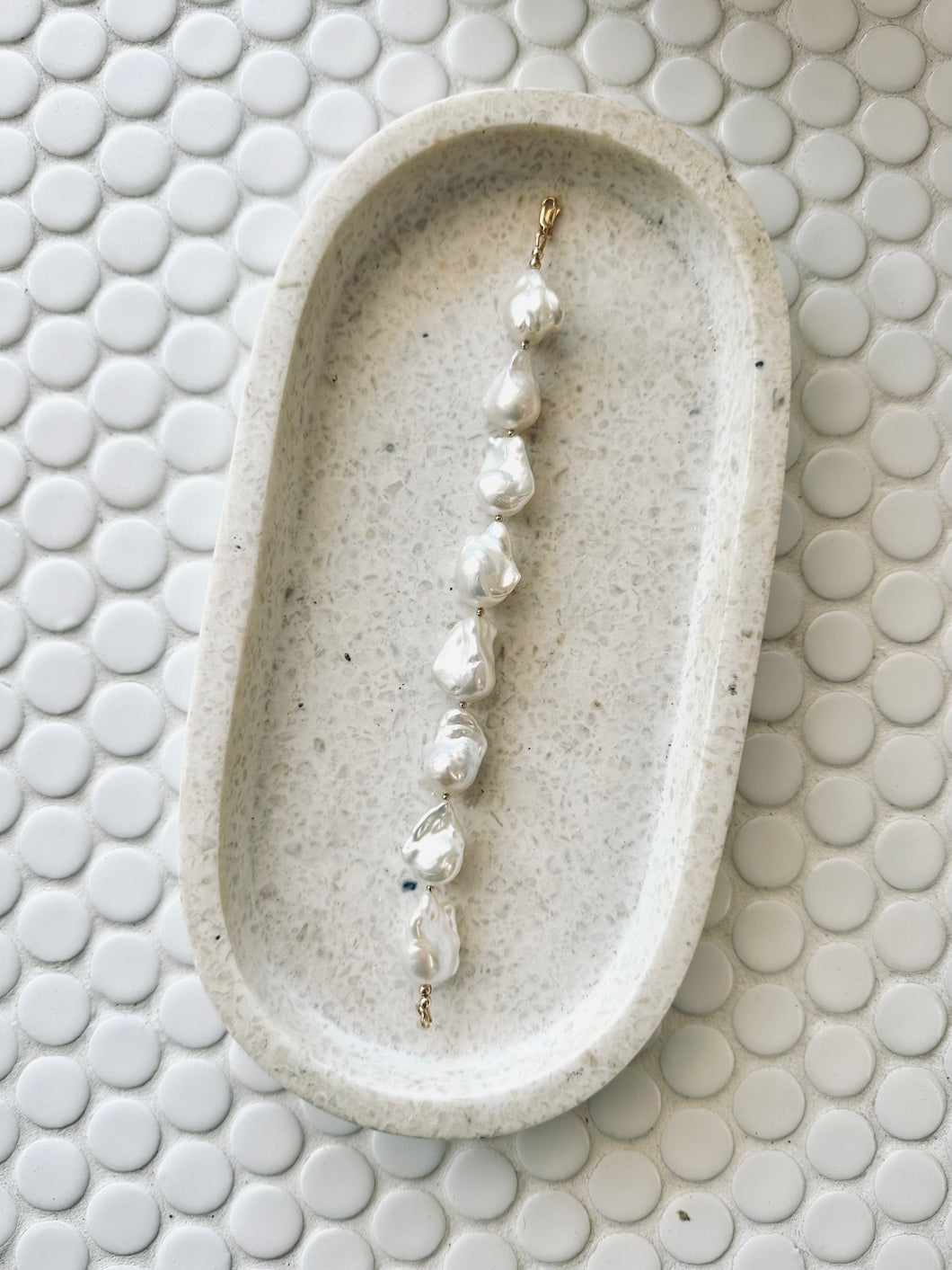 Estella Flameball Pearl Bracelet