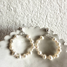 Load image into Gallery viewer, Dainty Pearl Wreath Stud
