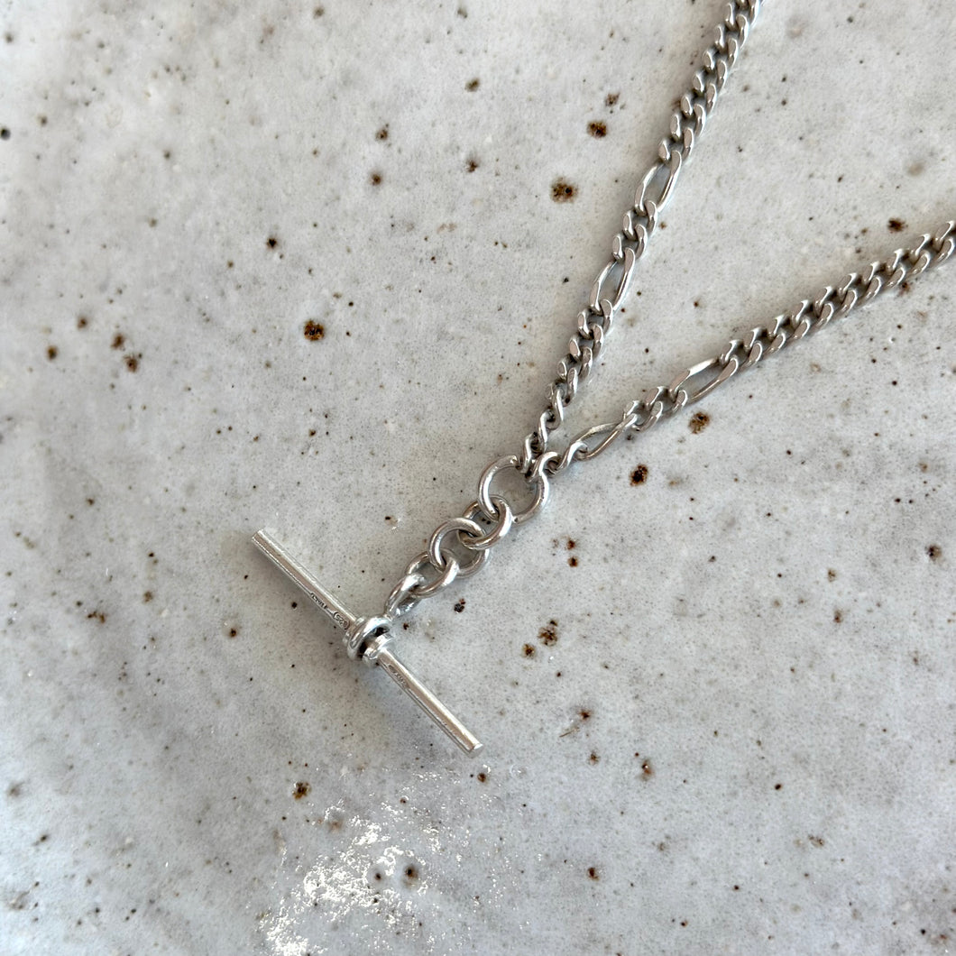Reclaimed Sterling Silver Fob Necklace