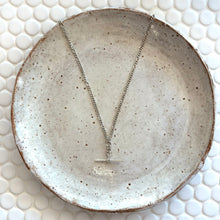 Load image into Gallery viewer, Reclaimed Sterling Silver Fob Necklace
